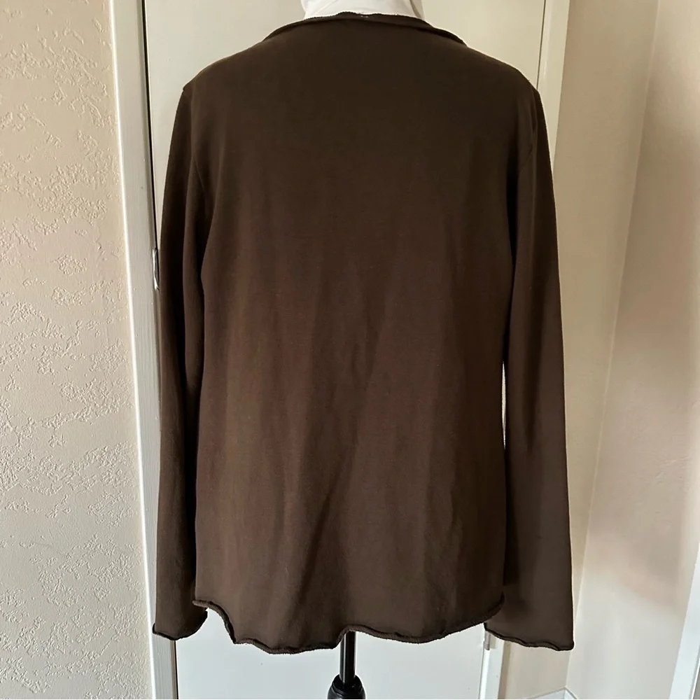 Open Jacket Vest, Small-Med, Brown Aztec - Picture 4 of 10